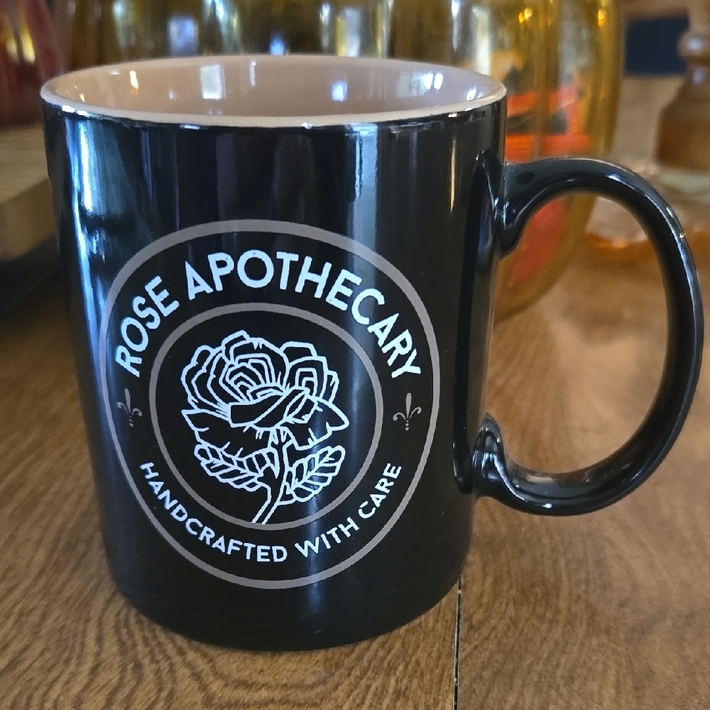 Schitts CreekRose Apothecary Black Mug